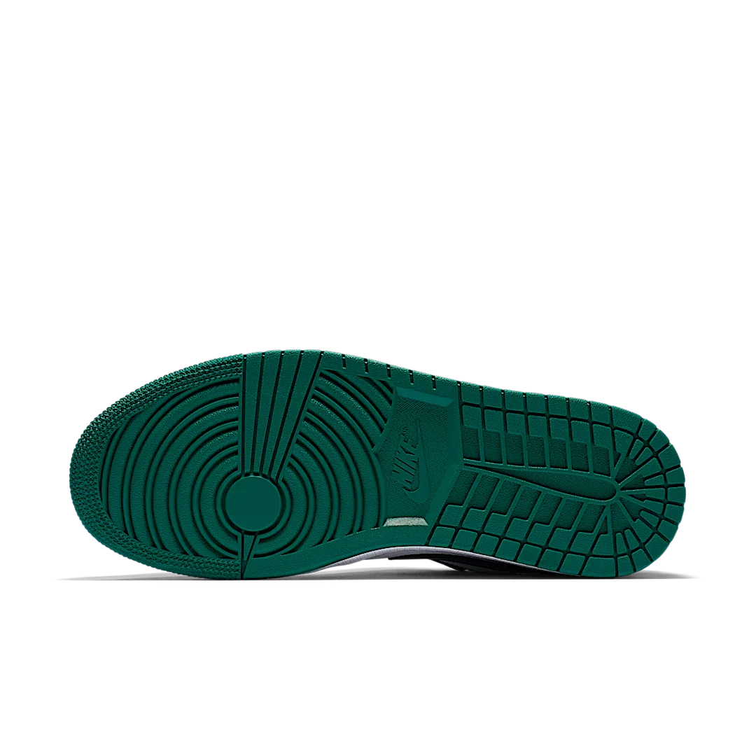 Air Jordan 1 Low White Black Mystic Green