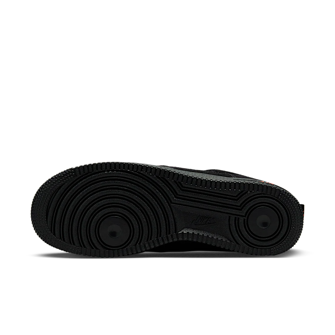 Nike Air Force 1 Low Multi-Swoosh Black Crimson