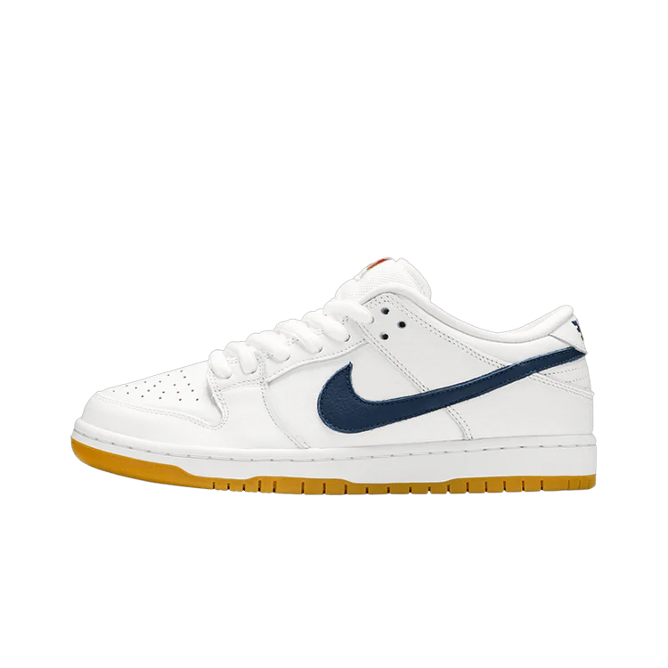 Nike SB Dunk Low Orange Label White Navy