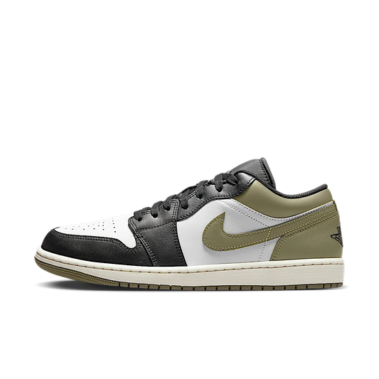 Air Jordan 1 Low Black Toe Medium Olive
