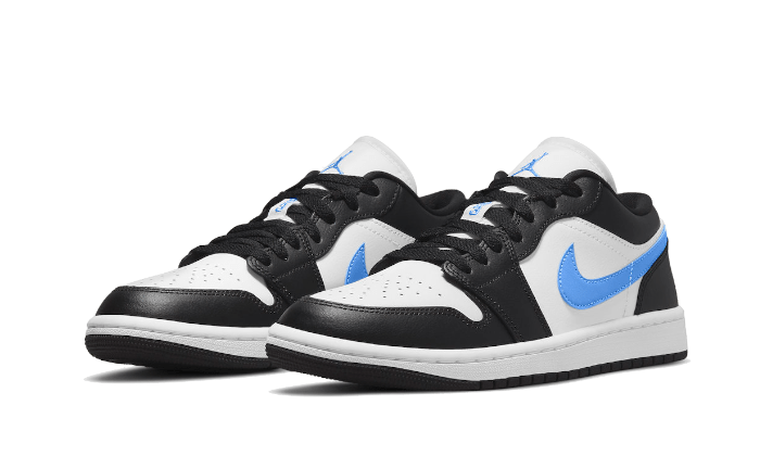 Air Jordan 1 Low Black University Blue White