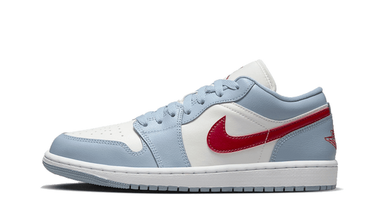 Air Jordan 1 Low Blue Whisper Dune Red