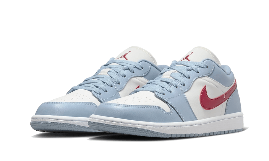 Air Jordan 1 Low Blue Whisper Dune Red