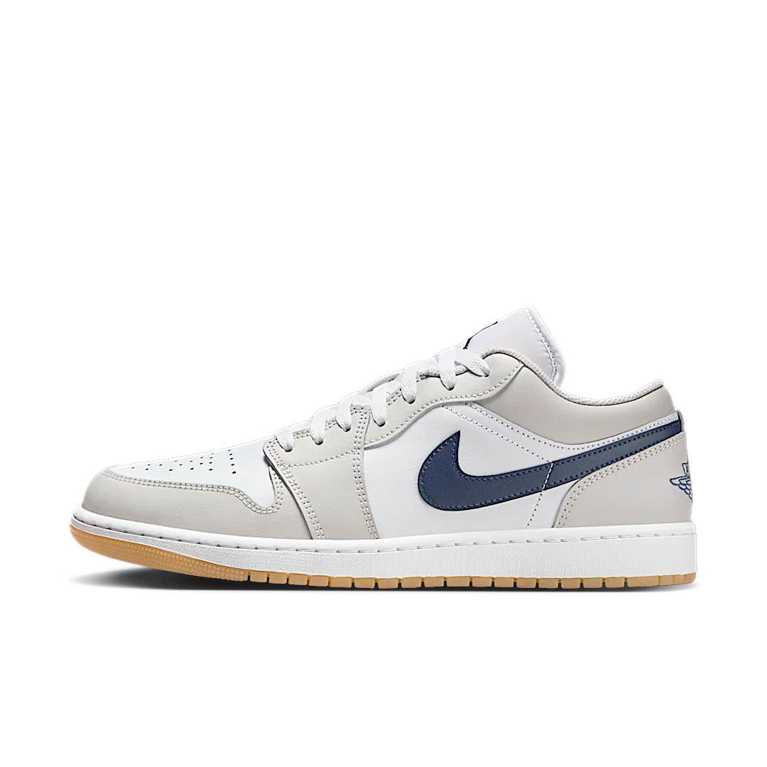 Air Jordan 1 Low Midnight Navy Neutral Grey