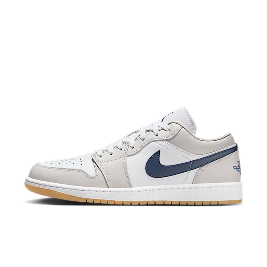 Air Jordan 1 Low Midnight Navy Neutral Grey
