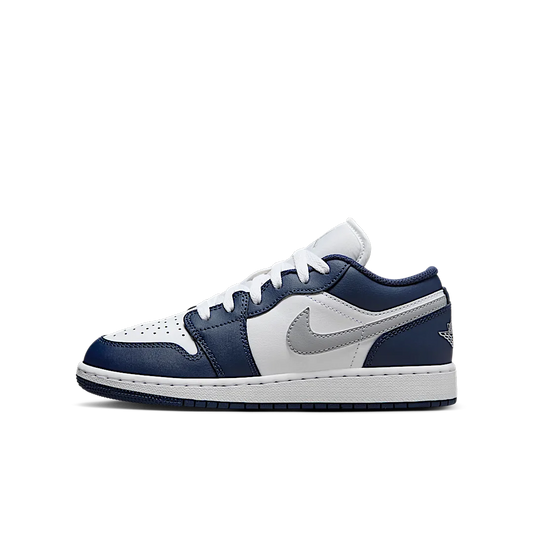 Air Jordan 1 Low Midnight Navy Wolf Grey