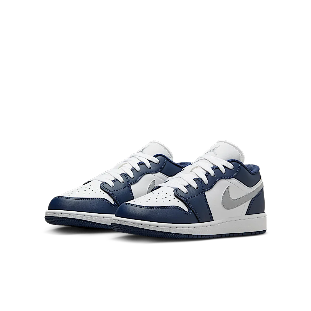 Air Jordan 1 Low Midnight Navy Wolf Grey