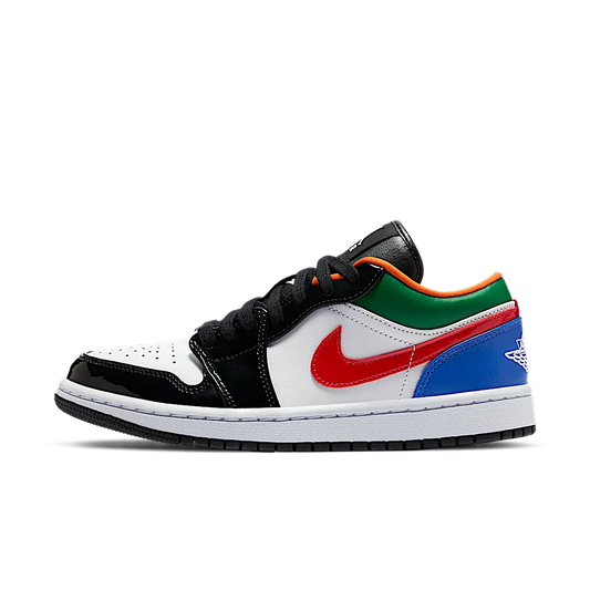 Air Jordan 1 Low Multi-Color Black Toe