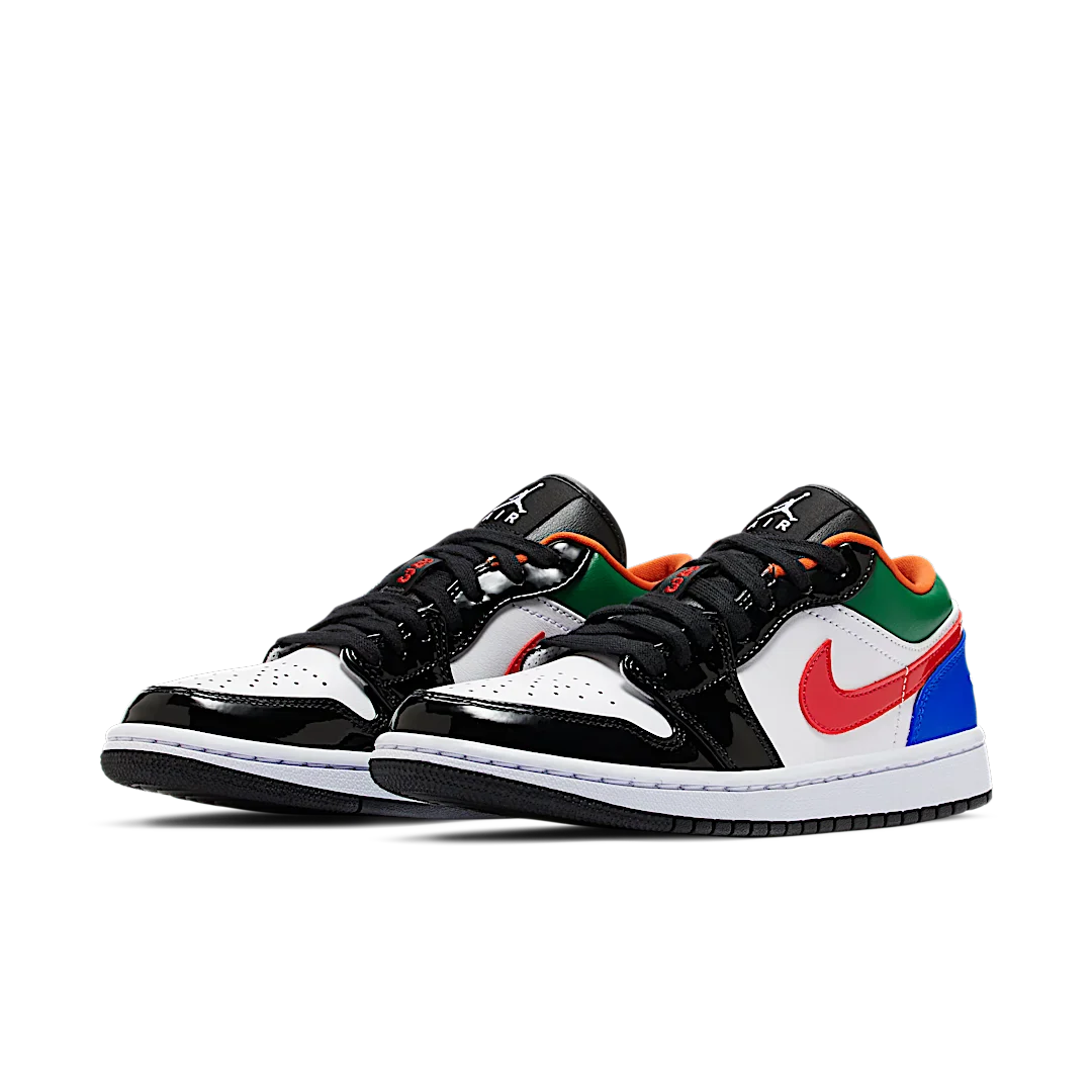 Air Jordan 1 Low Multi-Color Black Toe