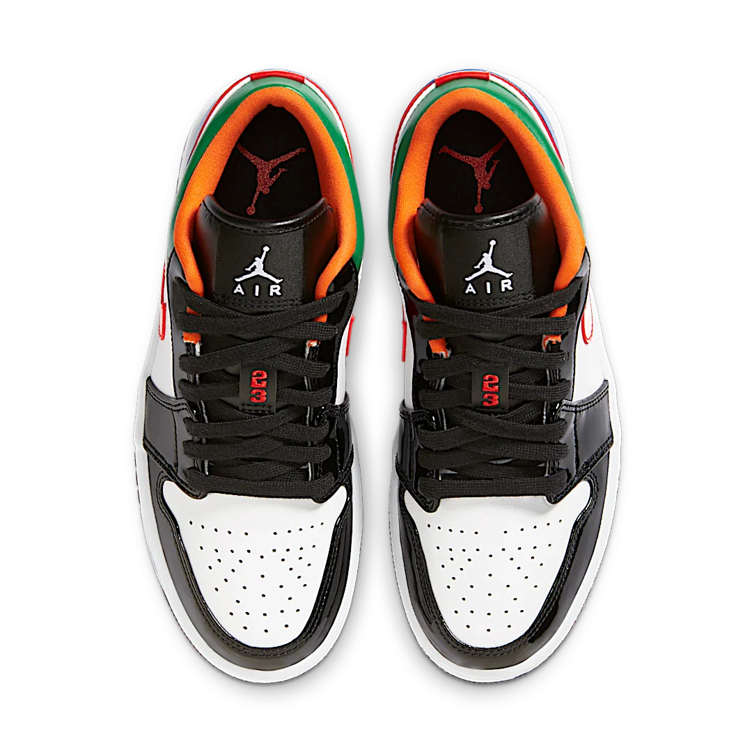 Air Jordan 1 Low Multi-Color Black Toe