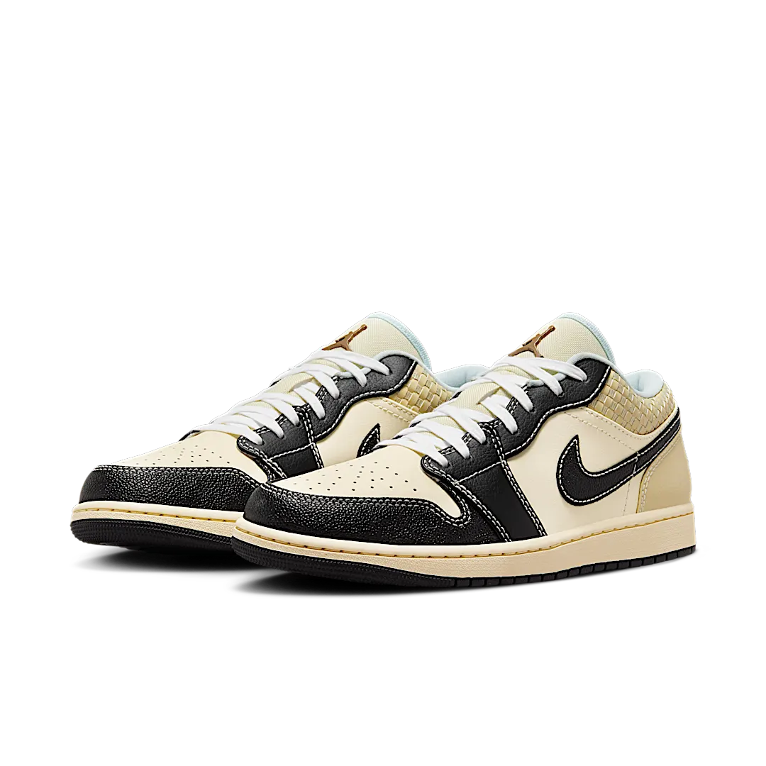 Air Jordan 1 Low SE Coconut Milk Black Muslin