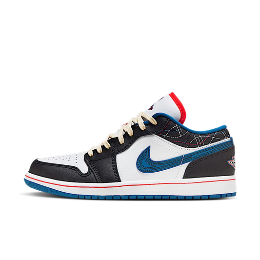 Air Jordan 1 Low SE Industrial Blue Sashiko