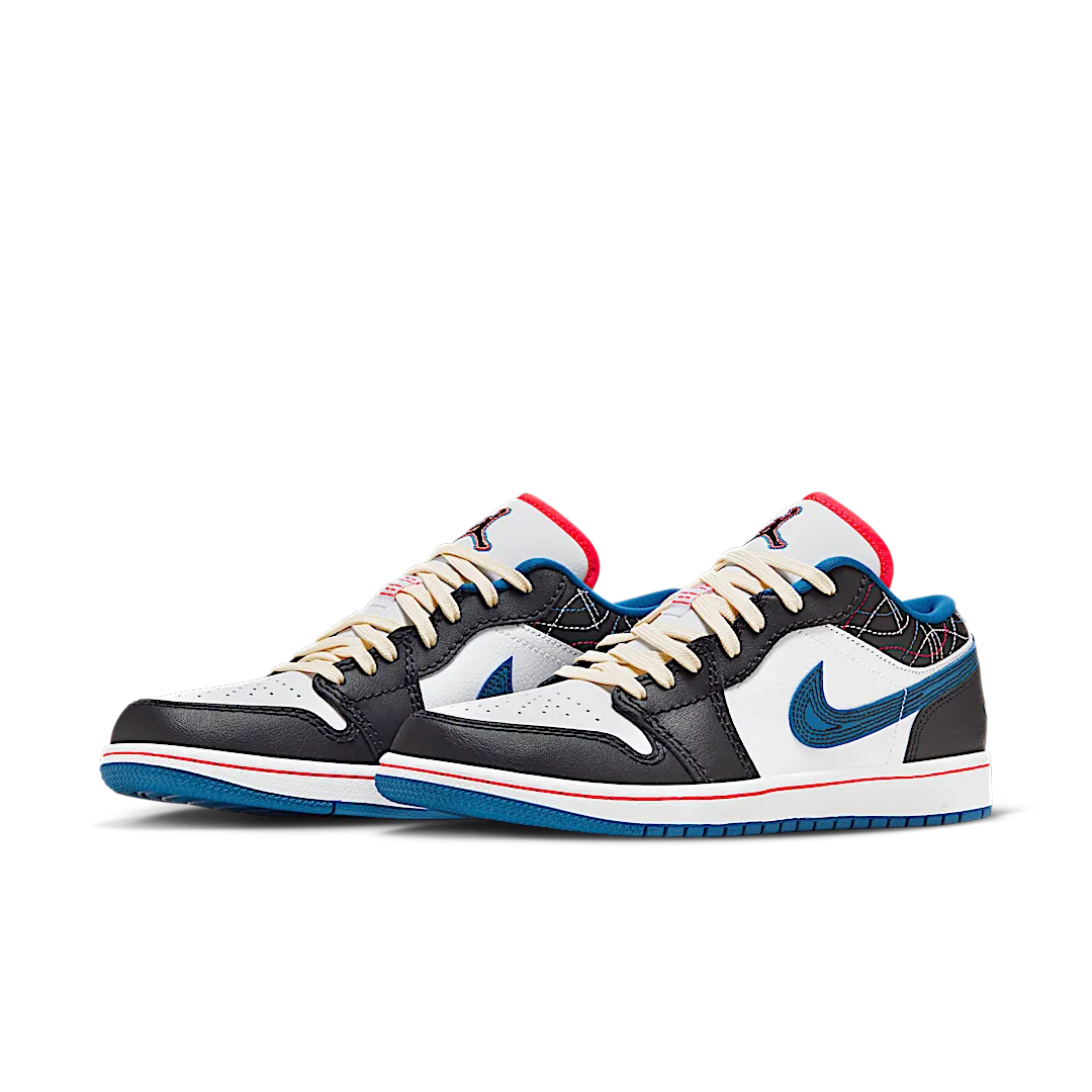 Air Jordan 1 Low SE Industrial Blue Sashiko
