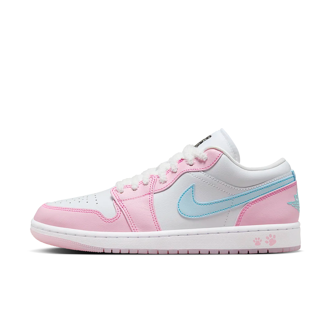 Air Jordan 1 Low SE Paw Print Pink Foam