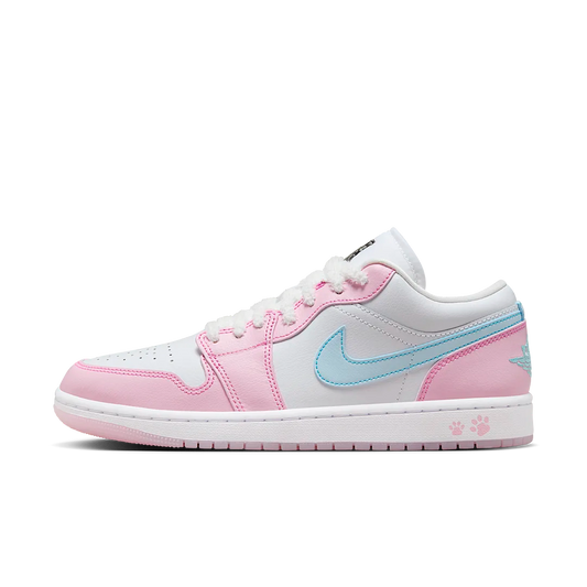 Air Jordan 1 Low SE Paw Print Pink Foam