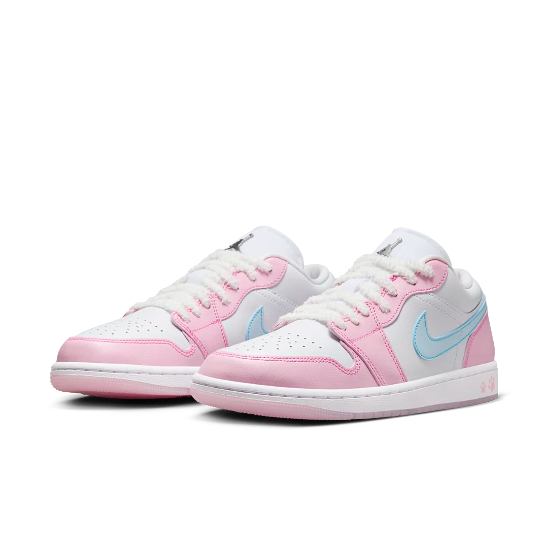 Air Jordan 1 Low SE Paw Print Pink Foam
