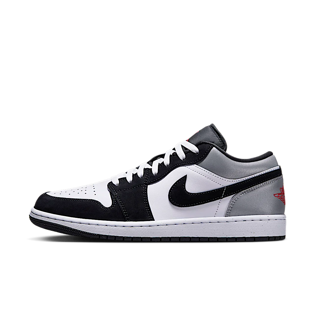 Air Jordan 1 Low SE White Fire Red Black Matte Silver
