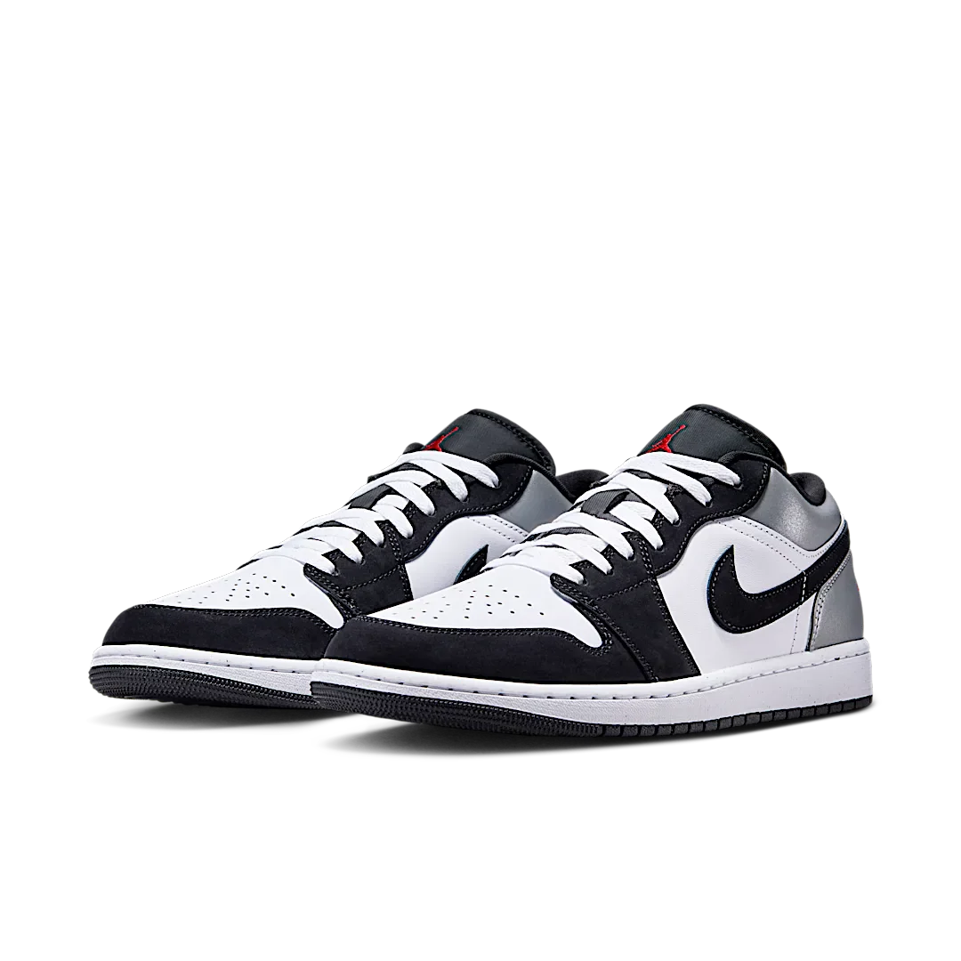 Air Jordan 1 Low SE White Fire Red Black Matte Silver