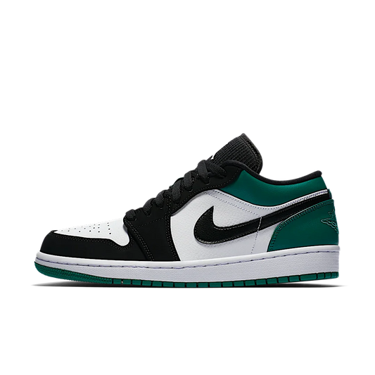 Air Jordan 1 Low White Black Mystic Green