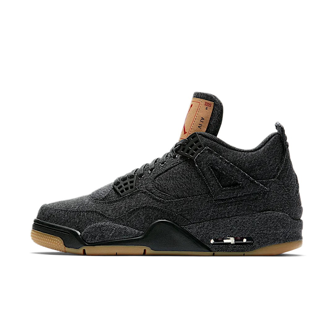 Air Jordan 4 Retro Levi's Black (Levi's Tag)