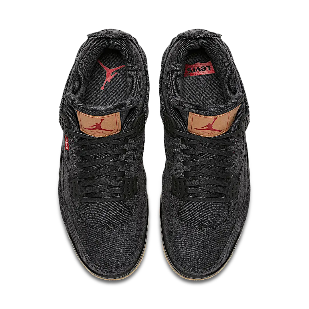 Air Jordan 4 Retro Levi's Black (Levi's Tag)