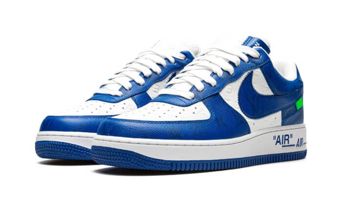 Louis Vuitton Nike Air Force 1 Low By Virgil Abloh White Royal
