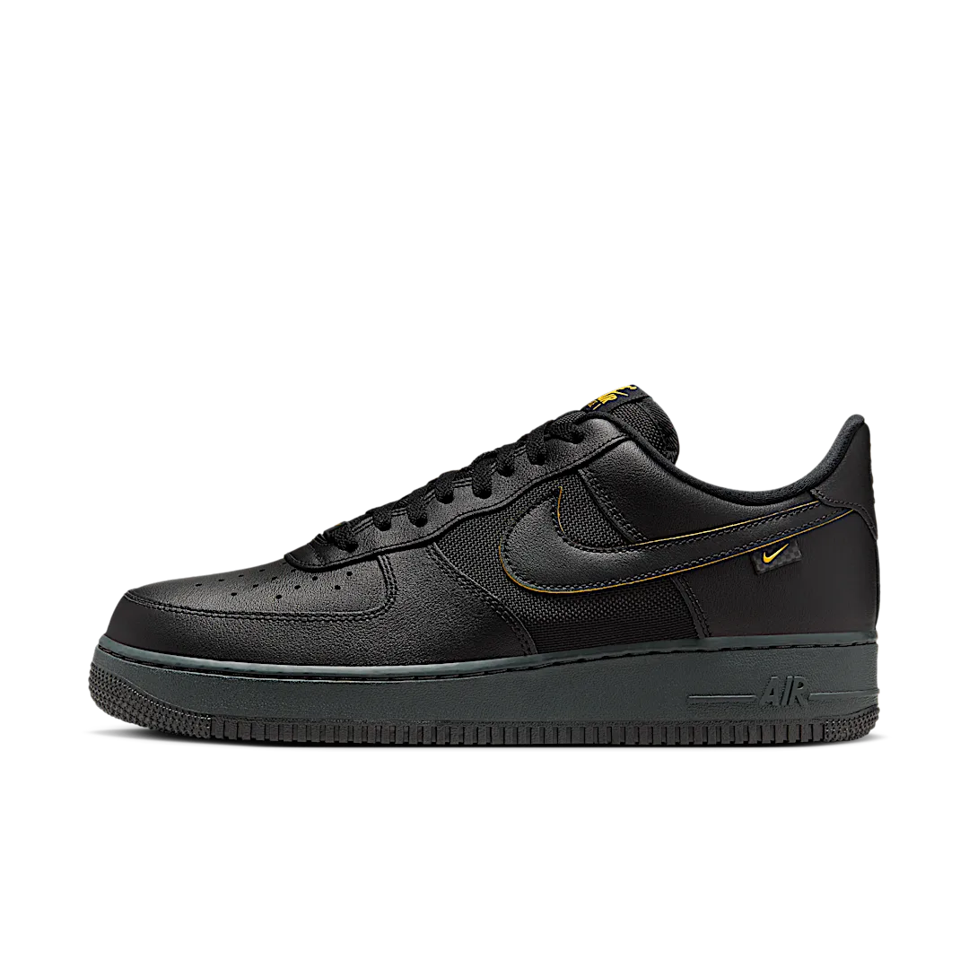 Nike Air Force 1 Low '07 Ballistic Mesh Black University Gold