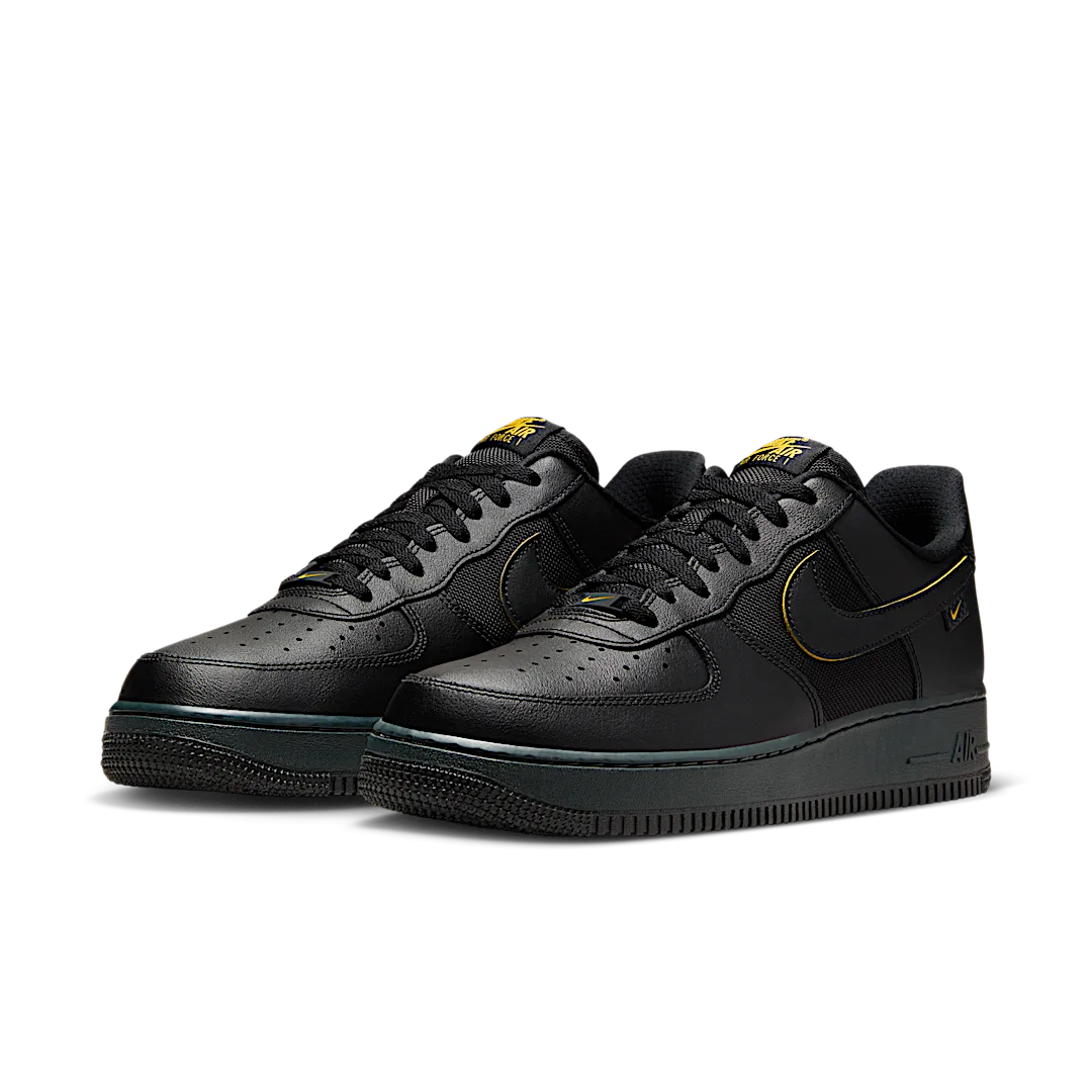 Nike Air Force 1 Low '07 Ballistic Mesh Black University Gold