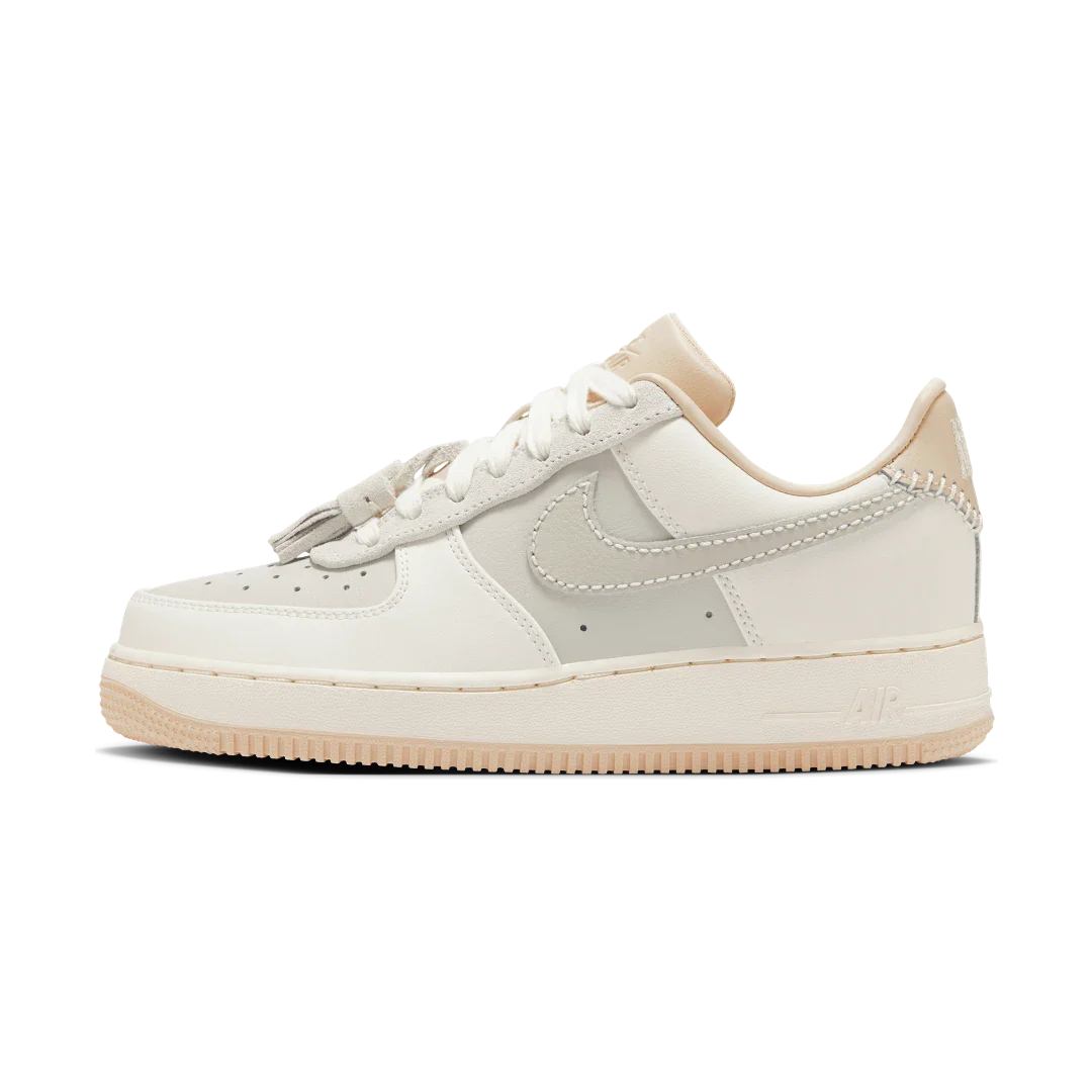 Nike Air Force 1 Low '07 Light Bone Suede Tassels