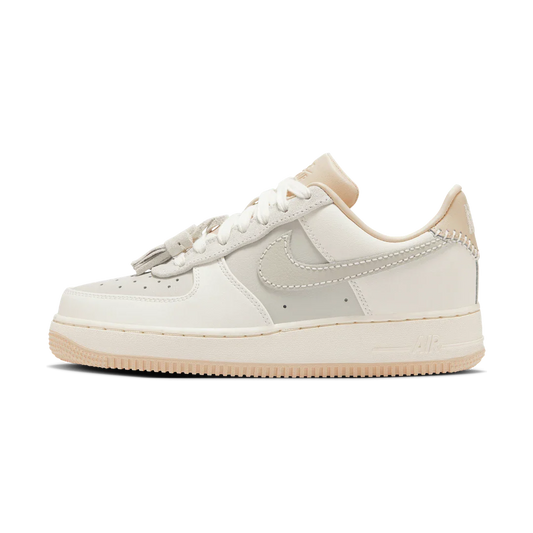 Nike Air Force 1 Low '07 Light Bone Suede Tassels