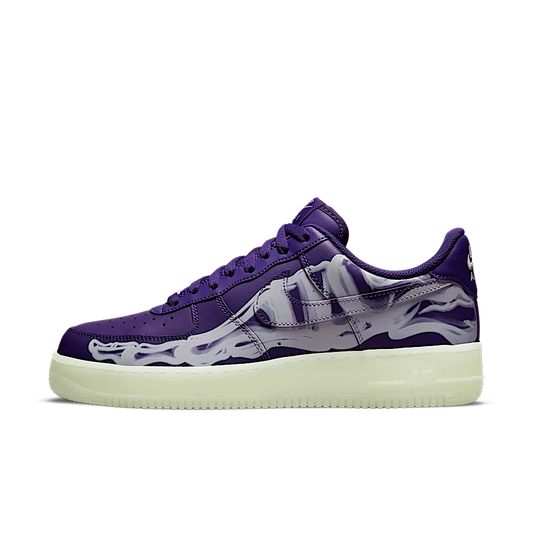 Nike Air Force 1 Low '07 QS Purple Skeleton Halloween (2021)