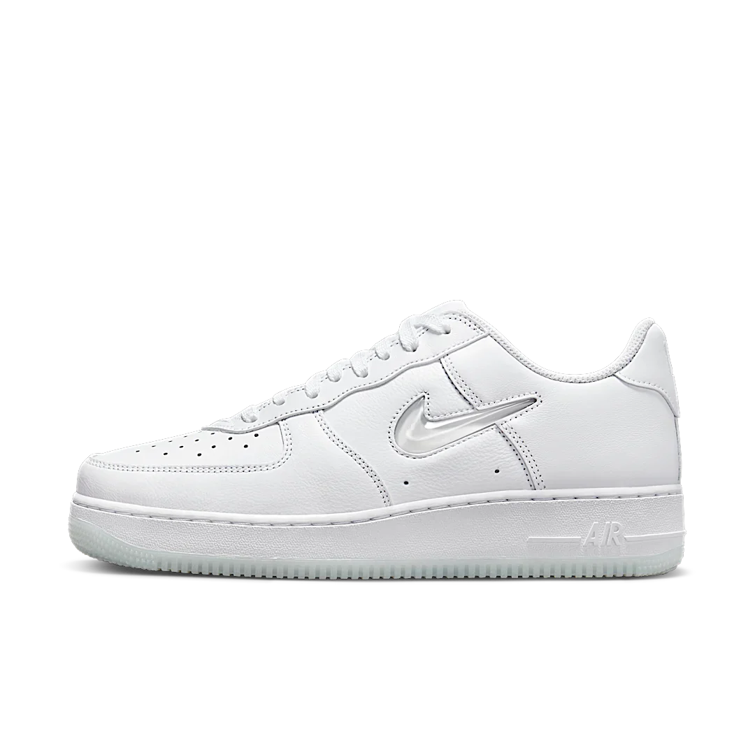 Nike Air Force 1 Low '07 Retro Color of the Month Jewel Swoosh Triple White