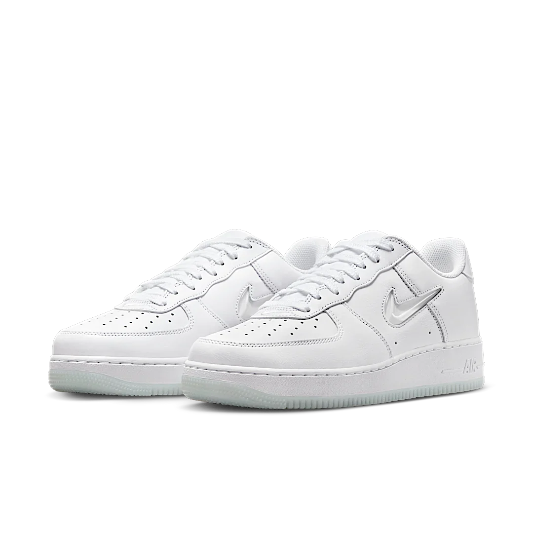 Nike Air Force 1 Low '07 Retro Color of the Month Jewel Swoosh Triple White