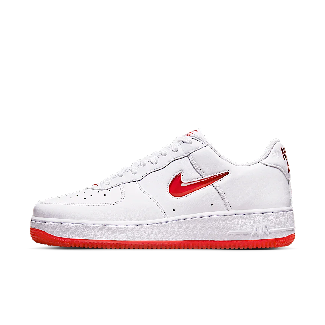 Nike Air Force 1 Low '07 Retro Color of the Month Jewel Swoosh University Red