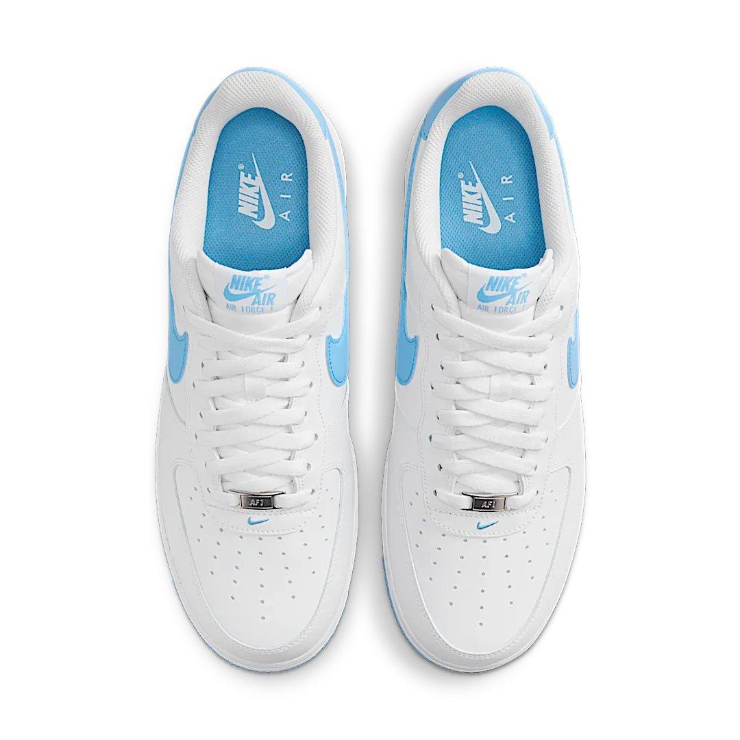 Nike Air Force 1 Low '07 White Aquarius Blue