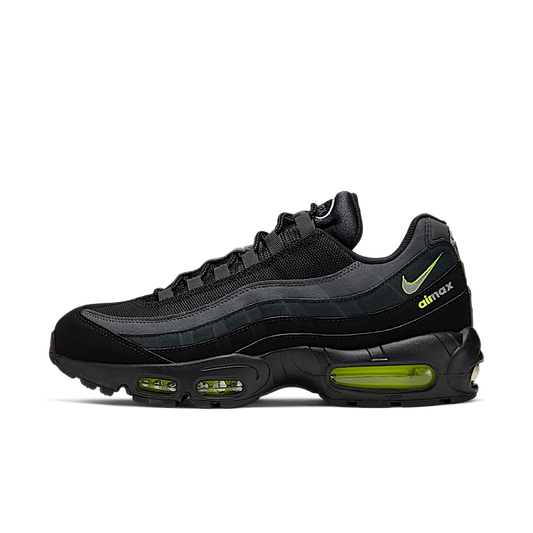 Nike Air Max 95 Retro Logo Black Grey Volt