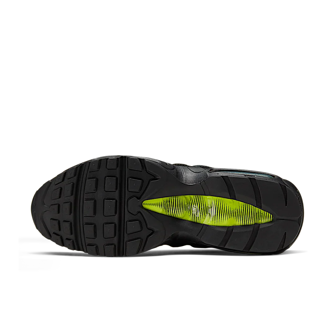 Nike Air Max 95 Retro Logo Black Grey Volt