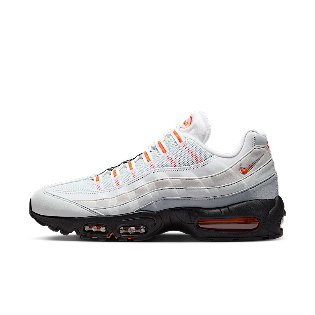 Nike Air Max 95 Wolf Grey Safety Orange Pure Platinum