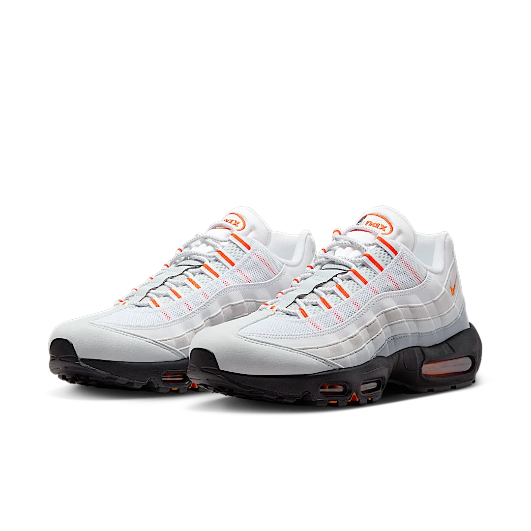Nike Air Max 95 Wolf Grey Safety Orange Pure Platinum