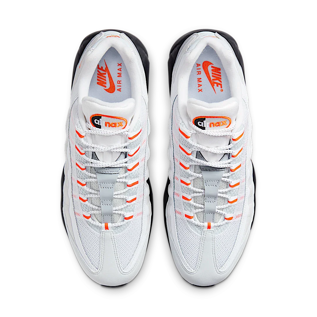 Nike Air Max 95 Wolf Grey Safety Orange Pure Platinum