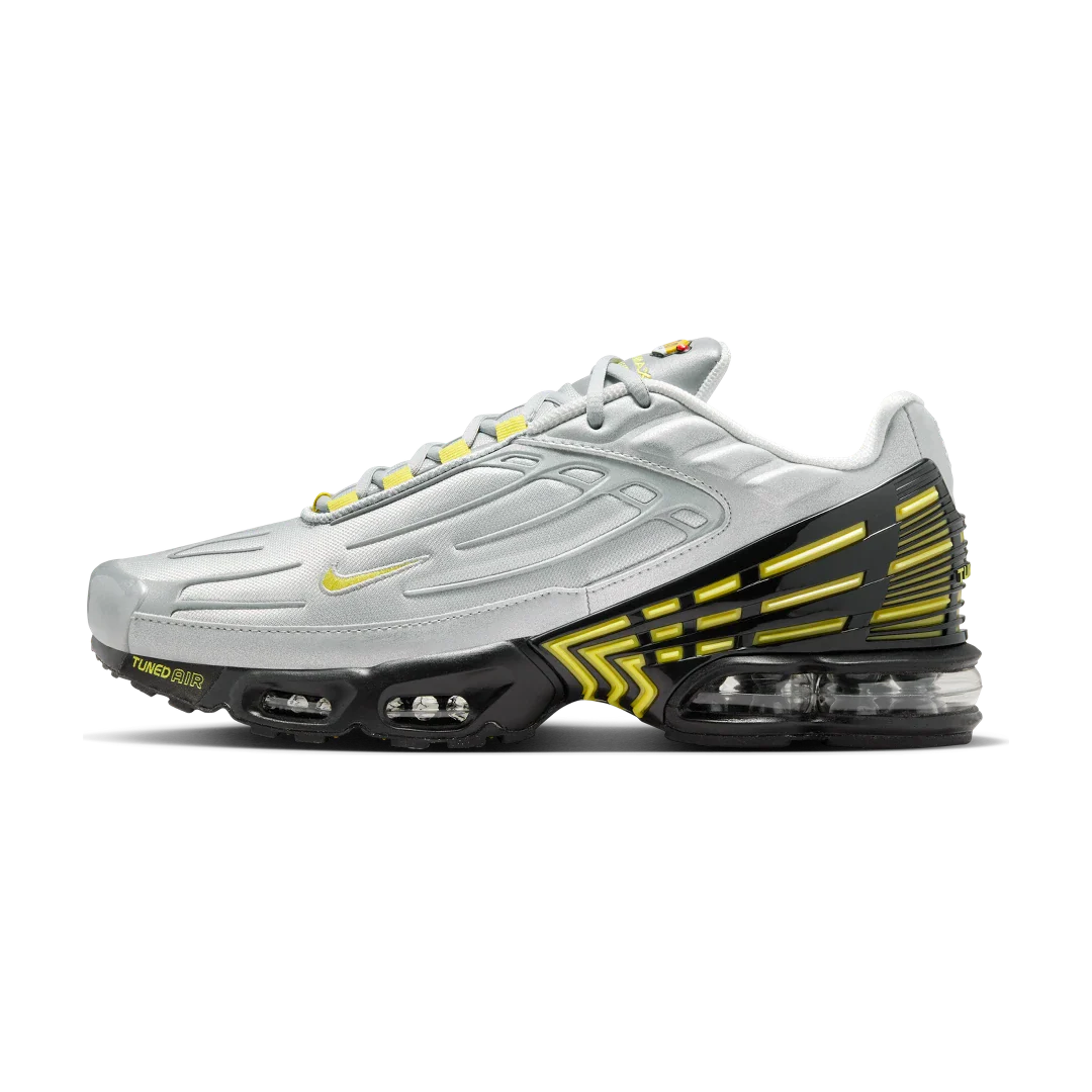 Nike Air Max Plus 3 Metallic Silver Opti Yellow