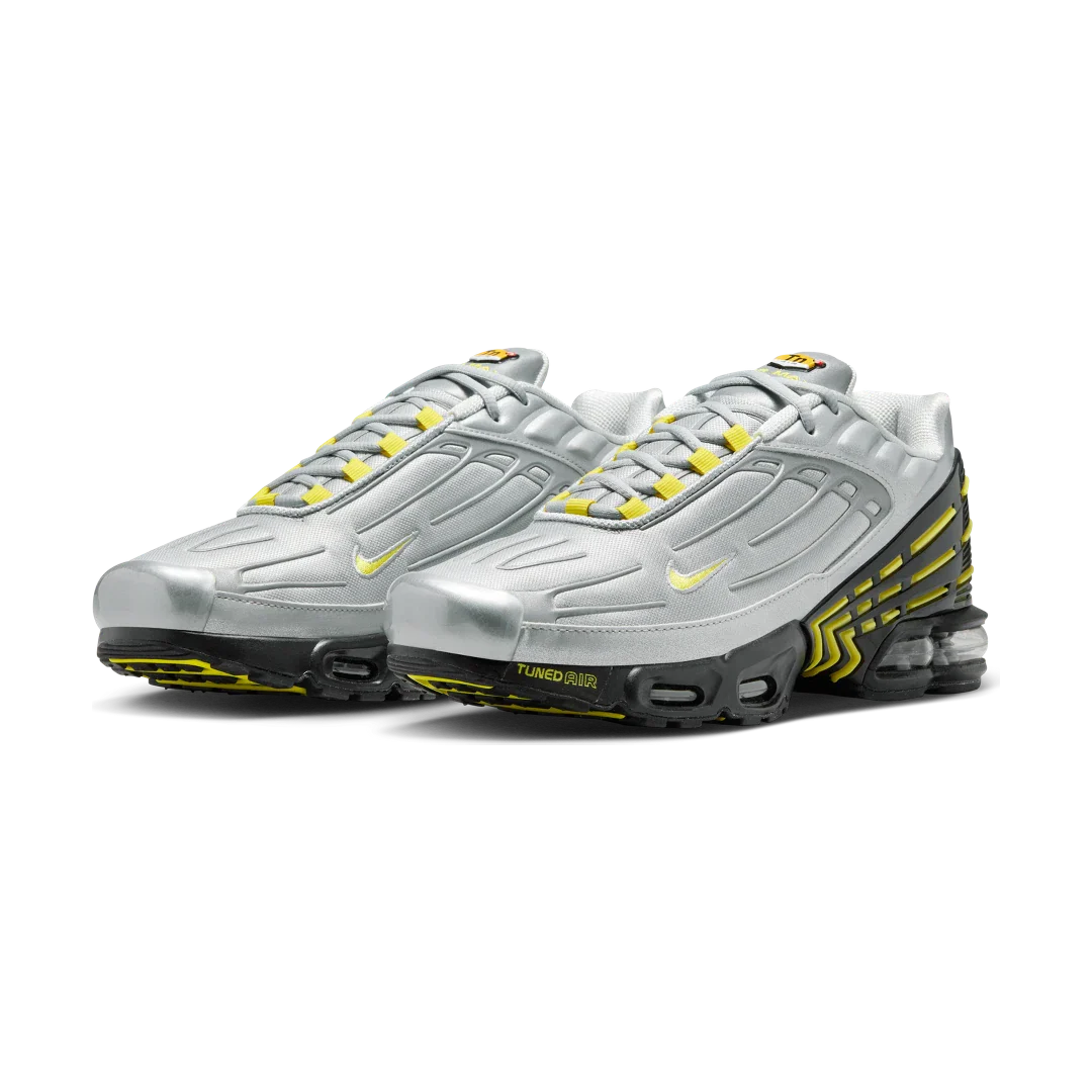 Nike Air Max Plus 3 Metallic Silver Opti Yellow
