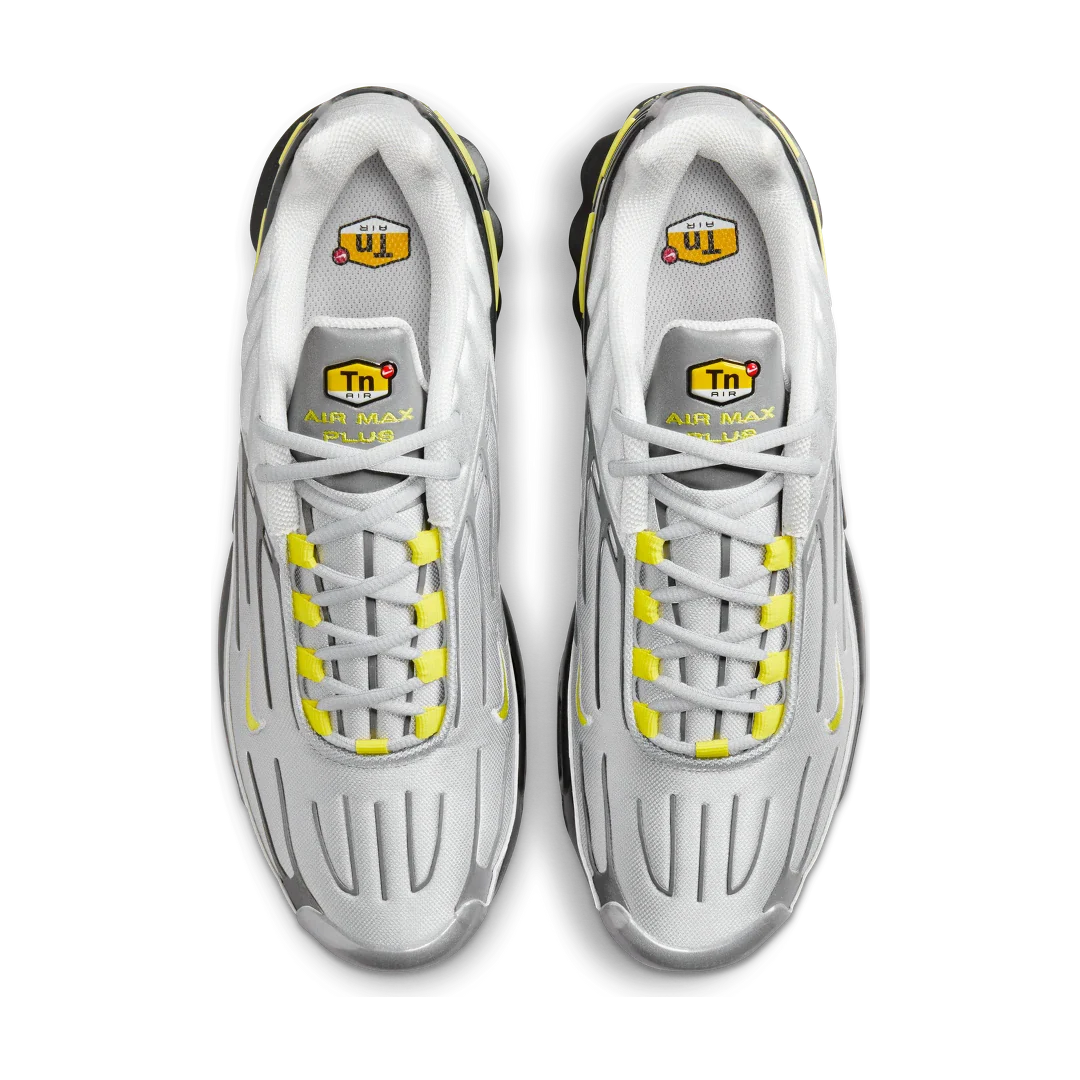 Nike Air Max Plus 3 Metallic Silver Opti Yellow
