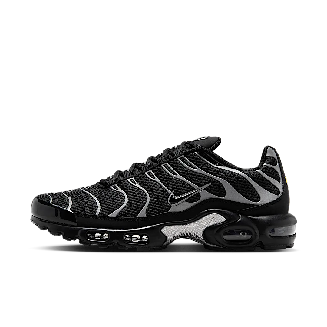 Nike Air Max Plus Premium Black Reflective Silver