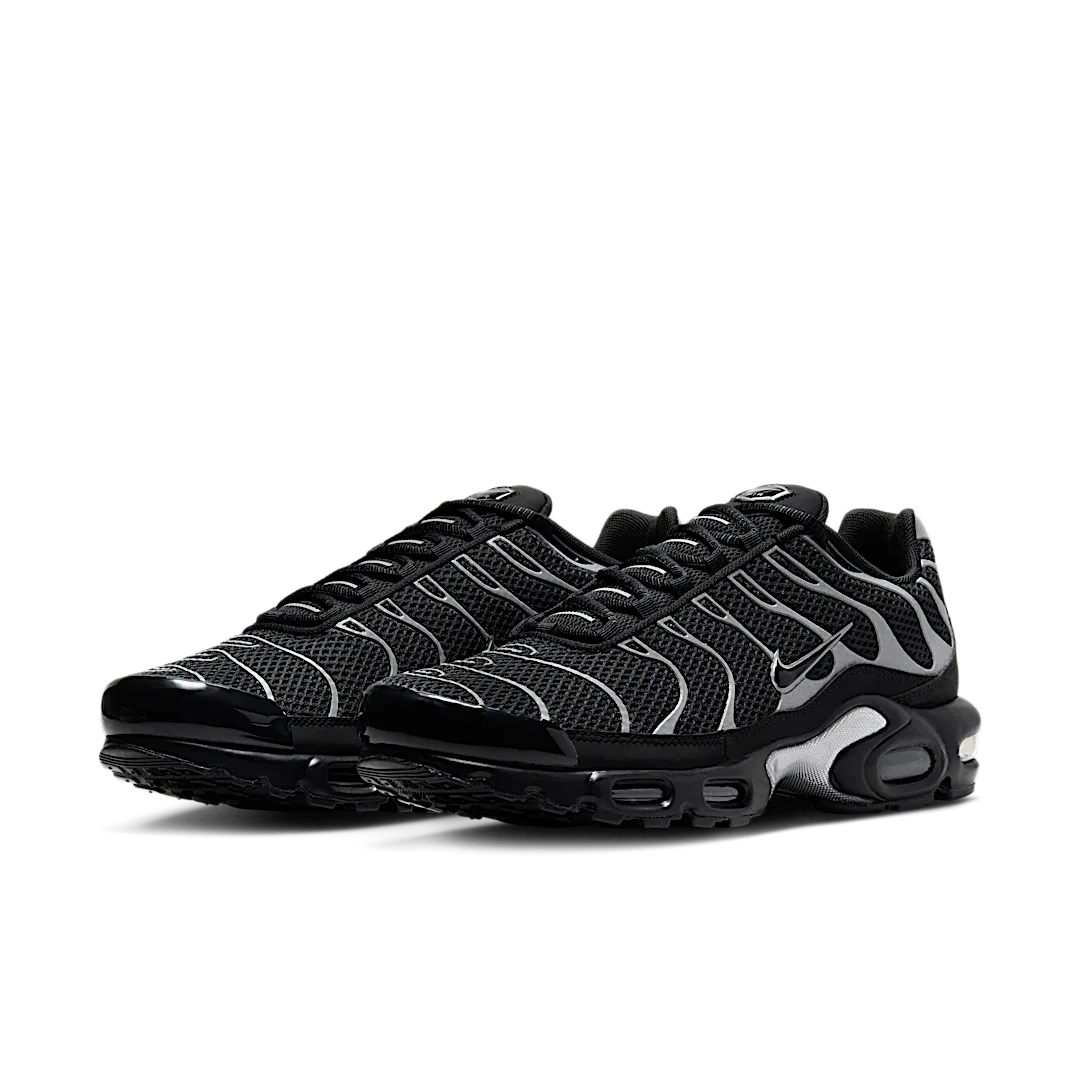 Nike Air Max Plus Premium Black Reflective Silver