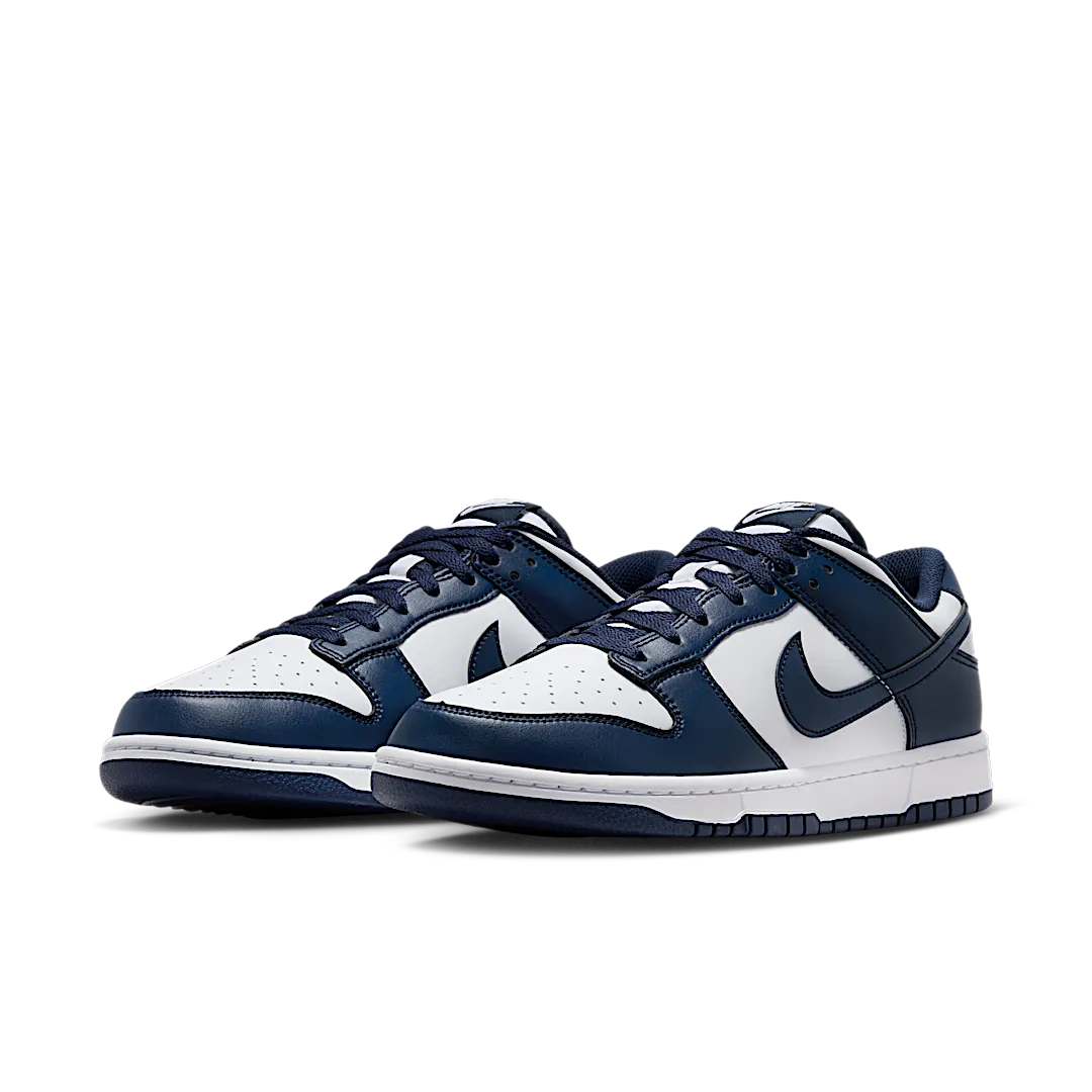 Nike Dunk Low White Midnight Navy
