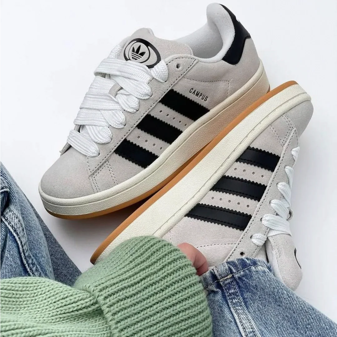 Adidas Campus 00s Crystal White Core Black